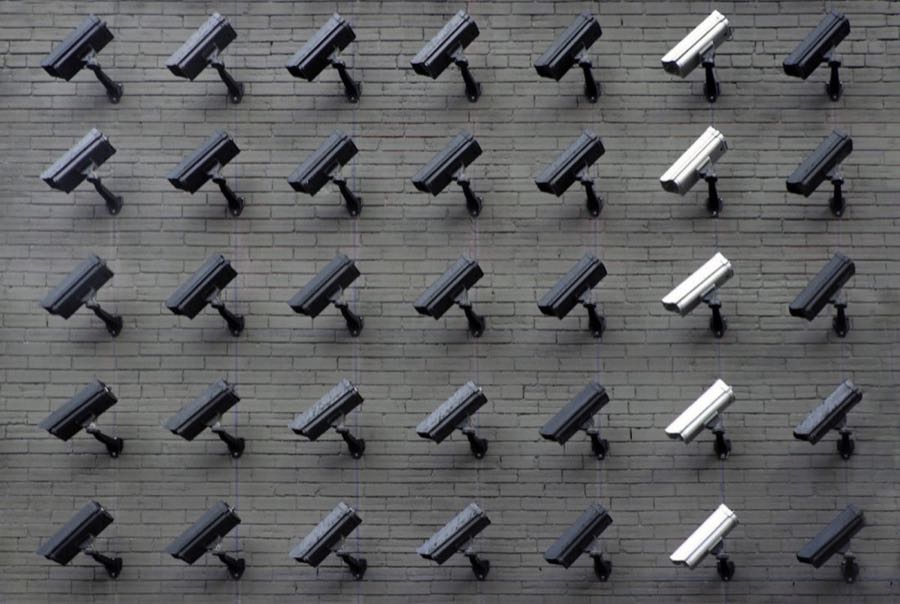 CCTV security and access control systems on commercial premises
